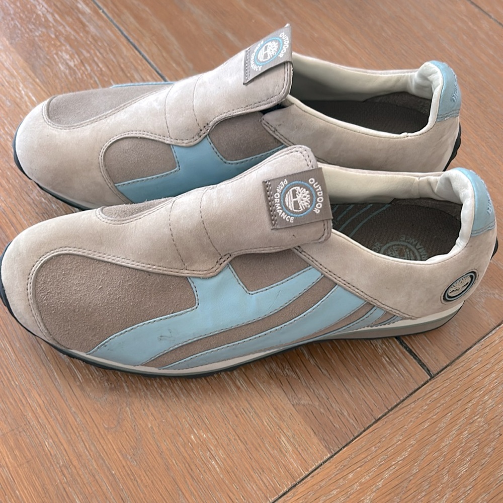 Timberland Outdoor Performance Leather Slip On Hiking Sneakers - Picture 2 of 7